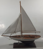 Sail Boat 12" Long Wood Ship Model