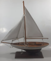 Sail Boat 12" Long Wood Ship Model