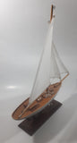 Sail Boat 12" Long Wood Ship Model