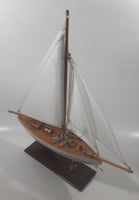 Sail Boat 12" Long Wood Ship Model