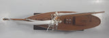 Sail Boat 12" Long Wood Ship Model