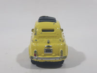 Disney Pixar Cars Fiat 500 Luigi Yellow Die Cast Toy Car Vehicle