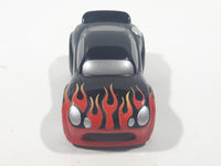2009 Spin Master #33 Black with Flames Die Cast Toy Car Vehicle