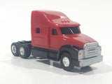 ERTL Semi Tractor Truck Red Plastic Body Die Cast Toy Car Vehicle