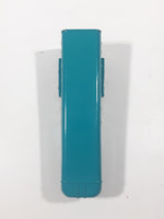 ERTL Farm Country Livestock Trailer Teal Green Die Cast Toy Car Vehicle with Opening Rear Gate