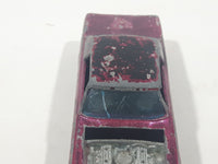 Vintage 1968 Hot Wheels Sweet Sixteen Custom T-Bird Spectraflame Magenta Pink with Black Roof Die Cast Toy Car Vehicle