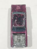 Vintage 1968 Hot Wheels Sweet Sixteen Custom T-Bird Spectraflame Magenta Pink with Black Roof Die Cast Toy Car Vehicle