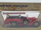 Vintage 1978 Matchbox Models of Yesteryear Y-6 1920 Rolls Royce Borough Green and District Fire Engine Truck Red Die Cast Toy Car Vehicle New in Box