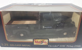 Maisto Special Edition 1950 Chevrolet 3100 Pickup Black Tirecraft Michelin Custom 8" Long 1:25 Scale Die Cast Toy Car Vehicle New in Box