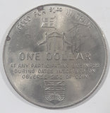 Vintage 1971 May 20th June 7th Centennial Year 72nd Annual British Columbia Festival Of Sports One Dollar Metal Coin