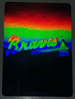 1991 Upper Deck MLB Baseball Atlanta Braves Team Logo Hologram Sticker Trading Card