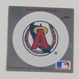 1991 Fleer MLB Baseball California Angels Team Logo Sticker Trading Card