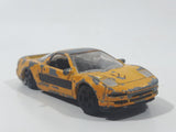 Motor Max No. 6060 Honda Acura NSX Yellow Die Cast Toy Car Vehicle