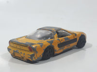 Motor Max No. 6060 Honda Acura NSX Yellow Die Cast Toy Car Vehicle
