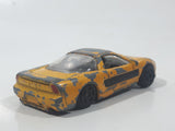 Motor Max No. 6060 Honda Acura NSX Yellow Die Cast Toy Car Vehicle