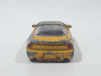 Motor Max No. 6060 Honda Acura NSX Yellow Die Cast Toy Car Vehicle
