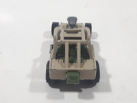 2009 Hot Wheels Custom '42 Jeep CJ-2A Beige Tan Khaki Die Cast Toy Car Vehicle