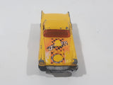 2001 Hot Wheels Turbo Taxi '57 T-Bird Yellow Die Cast Toy Classic Car Vehicle