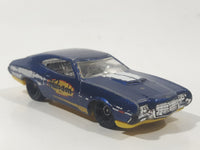 2014 Hot Wheels HW Performance Series Ford '72 Ford Gran Torino Sport Metalflake Navy Blue Die Cast Toy Muscle Car Vehicle