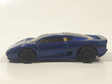 2007 Hot Wheels Exotics Jaguar XJ220 Dark Blue Die Cast Toy Car Vehicle