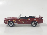 2014 Hot Wheels Multipack Exclusive '70 Pontiac GTO Convertible Maroon Dark Red Die Cast Toy Car Vehicle