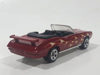 2014 Hot Wheels Multipack Exclusive '70 Pontiac GTO Convertible Maroon Dark Red Die Cast Toy Car Vehicle