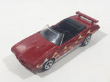 2014 Hot Wheels Multipack Exclusive '70 Pontiac GTO Convertible Maroon Dark Red Die Cast Toy Car Vehicle