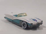 1991 Hot Wheels Street Beast White and Turquoise Die Cast Toy Car Vehicle