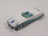 1991 Hot Wheels Street Beast White and Turquoise Die Cast Toy Car Vehicle