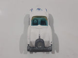 1991 Hot Wheels Street Beast White and Turquoise Die Cast Toy Car Vehicle