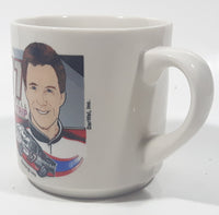 1992 Hunter NASCAR #17 Darrell Waltrip 3 3/8" Tall Ceramic Coffee Mug Cup