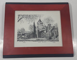 Vintage "Marc" Porte St-Louis Quebec Black and White Sketch Drawing