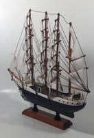 Vintage Wood Tall Ship Model 13" Long