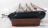 Vintage Wood Tall Ship Model 13" Long