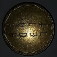 Vintage Famous Players Tech Town Gaming Game Token Metal Coin