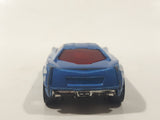 2010 Hot Wheels Police Pursuit Cadillac Cien Concept Interceptor Blue Die Cast Toy Car Law Enforcement Vehicle