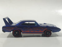 2020 Hot Wheels HW Flames '70 Plymouth Superbird Metallic Dark Blue Die Cast Toy Muscle Car Vehicle