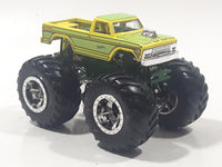 2021 Hot Wheels Monster Trucks Midwest Madness Ford F-150 Truck Yellow and Green Die Cast Toy Car Vehicle