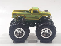 2021 Hot Wheels Monster Trucks Midwest Madness Ford F-150 Truck Yellow and Green Die Cast Toy Car Vehicle