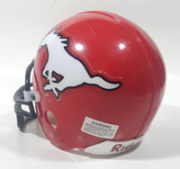 Riddell CFL Calgary Stampeders Football Helmet Red Mini 5" Tall