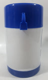 1993 Loblaws Neilson Dairy Toronto Blue Jays MLB Baseball Team "To Your Health" Blue and White Plastic Lunch Box Thermos