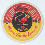 Vintage Wurlitzer Phono Graph Music Enjoy Musical Fun For Everyone Paper Coaster