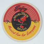 Vintage Wurlitzer Phono Graph Music Enjoy Musical Fun For Everyone Paper Coaster