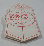 Vintage Vi-Co Chocolate Drink Co-Op Fine Dairy Products Milk Carton Shaped Paper Card with Prinzess Victoria Finest Silver Eyed Sharps West Germany Needle Packet