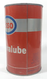 Vintage ESSO Mineralube 20-20W Motor Oil One Quart Orange Metal Can FULL