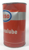 Vintage ESSO Mineralube 20-20W Motor Oil One Quart Orange Metal Can FULL