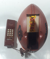 Vintage 1984 K-Promotions Doritos Super Bowl XIX Brown Wilson Football Shaped Corded Phone with Orange Base