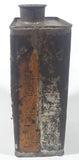 Antique G.F. Stephens & Co. Limited Winnipeg Canada Varnish Hard Oil Finish Metal Container EMPTY