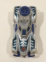 2011 Hot Wheels Thrill Racers - Ice RD-04 Chrome Die Cast Toy Car Vehicle