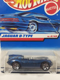 1998 Hot Wheels First Editions Jaguar D-Type Blue Die Cast Toy Car Vehicle New in Package